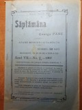 Revista saptamana 3 ianuarie 1907-art despre take ionescu,stuza,cantacuziono