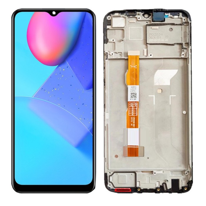 Display Vivo Y12S Cu Rama Compatibil Negru
