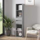 Gossi biblioteca, gri sonoma, 36x30x171 cm, lemn prelucrat