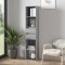 Gossi biblioteca, gri sonoma, 36x30x171 cm, lemn prelucrat