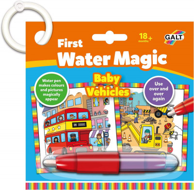 Baby Water Magic: Carte de colorat Vehicule foto