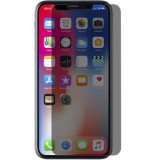 Folie Protectie Privacy iPhone X, Sticla Tempered Glass, Anti-Spy, Full Screen, 9H, Anti Amprenta, Rezistenta Zgarieturi, Transparent