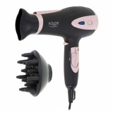 Uscator de par multifunctional Adler AD2248, Putere 2400W, Concentrator, Functie Ionizare, 3 Trepte Temperatura, 2 Viteze, Alb/Auriu