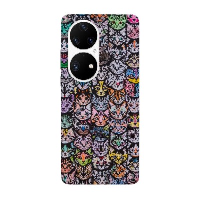 Husa compatibila cu Huawei Mate 40 model Cat wall, Silicon, TPU, Viceversa foto