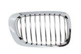 Grila radiator Bmw Seria 3 (E46), Coupe/Cabrio, 05.1999-03.2003, dreapta, crom/crom/negru, 51138208686, 200805-6, Rapid