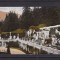 SINAIA TERASA SI GRADINA CU FLORI A CASTELULUI PELES CIRCULATA 1924