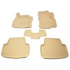 Covorase Auto Cauciuc Tip Tavita Bej VW Passat B8 2015-2023, Set 4 Bucati, Protectie Integrala Podea