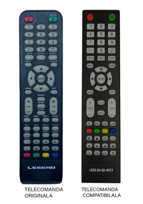 Telecomanda inlocuitoare compatibila TV Legend EE-T40 LE22-24-32-40C1 cod ER 592 /MFY 582 (253-1) foto