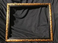 arta / design / vintage - Rama deosebita din lemn pentru fotografii tablou etc