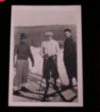 M5 C20 - FOTO - FOTOGRAFIE FOARTE VECHE - iarna la schi - anii 1940