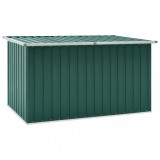 VidaXL Ladă de depozitare pentru grădină, verde, 171 x 99 x 93 cm