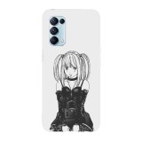 Husa compatibila cu Oppo A72, Viceversa, model Misa Death Note, Silicon, TPU, Transparent, Carcasa