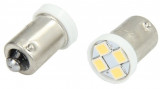 Set 2 Buc Bec Led M-Tech T4W 12V BA9S Alb LB009W, General