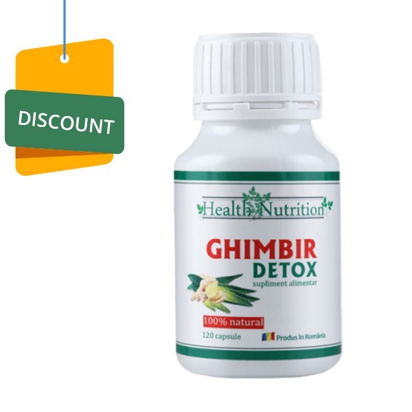 GHIMBIR DETOX 100% natural, 120 capsule GHIMBIR DETOX 100% natural, 120 capsule