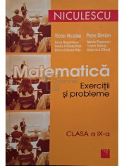 Victor Nicolae - Matematica. Exercitii si probleme. Clasa a IX-a (Editia: 2009)