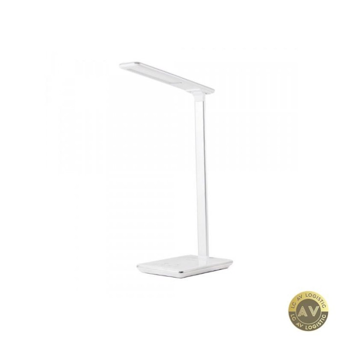 Lampa Led Birou Huslog OW-0648 cu Incarcare Wireless Alba OW-0648