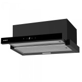 Hota incorporabila Samus HS6032DTGB, 1 Motor, Latime 60 cm, Afisaj Led, Putere absorbtie 160-326 m3/h, 3 Trepte absorbtie, Touch Control, Negru