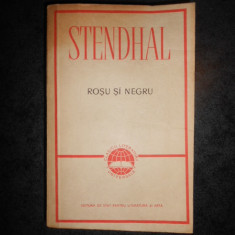 STENDHAL - ROSU SI NEGRU