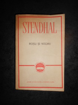 STENDHAL - ROSU SI NEGRU foto