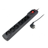 Prelungitor cu 6 Prize și Protecție la Supratensiune 10A