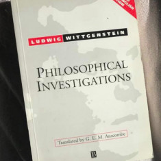 Philosophical investigations / Ludwig Wittgenstein ed. bilingva germana-engleza