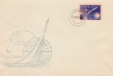 1959 Romania - FDC Prima racheta cosmica in Luna (supratipar), LP 478 NELISTAT