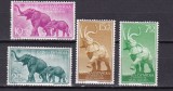 Guineea spaniola 1957 fauna elefanti MI 334-337 MNH
