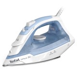 Fier de calcat cu abur Tefal Virtuo FV2C41E0, 2000 W, 120 g/min, Talpa ceramica, Protectie antipicurare, Sistem anticalcar, Albastru/Alb