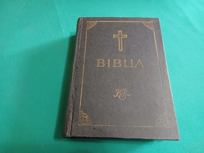 BIBLIA SAU SF&amp;Acirc;NTA SCRIPTURĂ * JUSTINIAN / 1975 *K foto