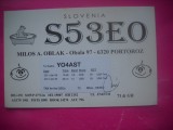 HOPCT 15201 SLOVENIA --CARTE POSTALA RADIO AMATOR / RADIOAMATORI -CIRCULATA