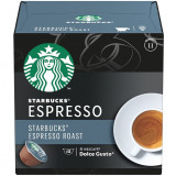 Capsule cafea Starbucks Espresso Roast by Nescaf&eacute; Dolce Gusto, prajire intensa, 12 capsule, 66g