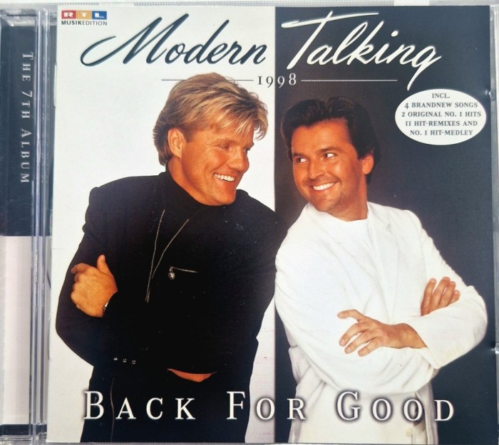 Modern Talking &lrm;&ndash; Back For Good (The 7th Album) nm / nm cd dance pop Hansa Europa 1988