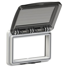 Usa vizitare 6 module fumurie pentru tablouri electrice 128x97mm IP54
