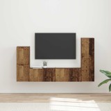 Cumpara ieftin Set comoda TV 4 buc. 30 x 31 x 100 cm Lemn vechi