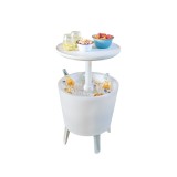 Accesoriu de petrecere iluminat din plastic cool bar alb