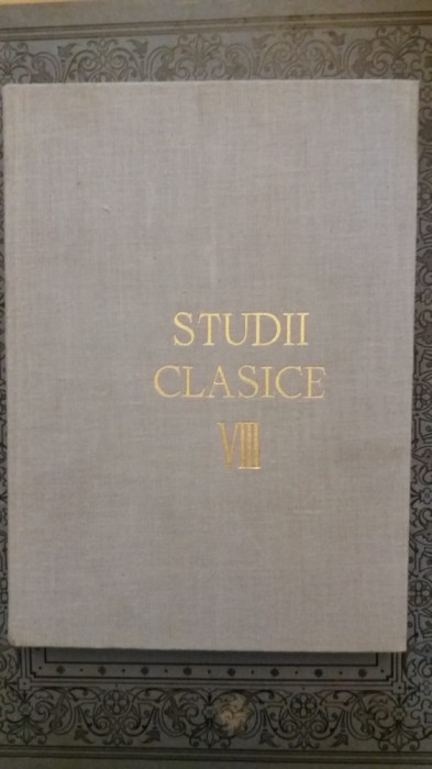 STUDII CLASICE VIII