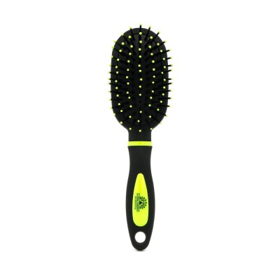 Perie de par, ovala, M9551DA, negru/verde foto