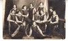 M1 F1 - FOTO - fotografie foarte veche - domnisoare la pension - 1930