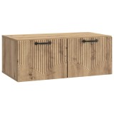 vidaXL Oglindă TV montată pe perete Stejar Artizanal 78,5 x 41 x 30 cm 899034