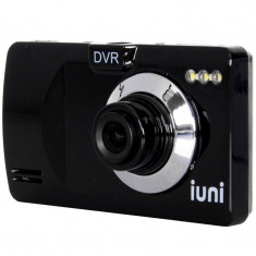 Camera auto DVR iUni Dash P818, HD, LCD 2.5 inch, Unghi de filmare 120 grade, Playback foto