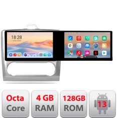Navigatie Ford Focus clima automata Kit-140-automatic Edotec 2 ecrane 8 core 4+128 21.6 inch Incell android Wifi 5Ghz gps internet CarStore Technology