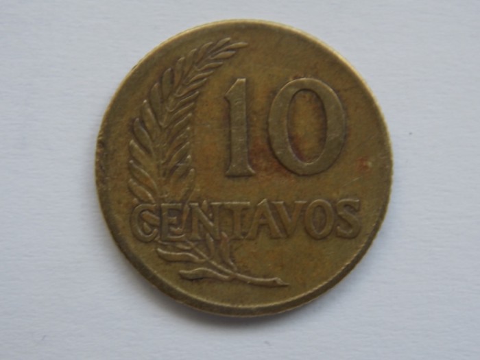 10 CENTAVOS 1954 PERU