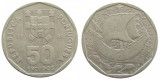 Fl39 PORTUGALIA 50 ESCUDOS 1989 aUNC, Europa, Cupru-Nichel