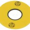Tăbliță descriptivă galbenă 43mm EAO seria 61