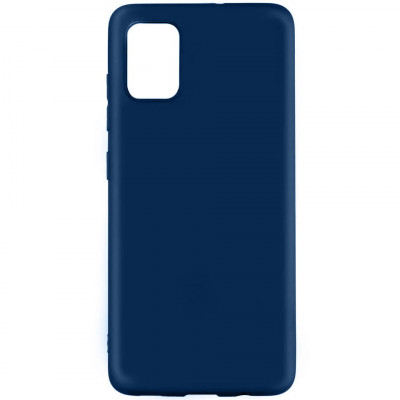 Husa Telefon Silicon Samsung Galaxy A51 5G a516 matte dark blue foto