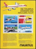 MAURITIUS 1977 AVIATIE AVIOANE