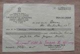 Document cu antet Fabrica de mobile Laurentiu Lengyel Arad / Bucuresti / Furnizorul curtii regale