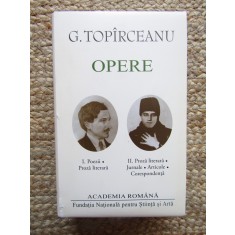 George Topirceanu &ndash; Opere I-II (ed. de lux, Academia Romana, 2 vol.)
