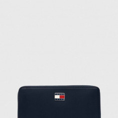 Tommy Jeans portofel femei, culoarea bleumarin AW0AW15941