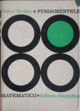 FUNDAMENTELE MATEMATICII-OSKAR BECKER-350995